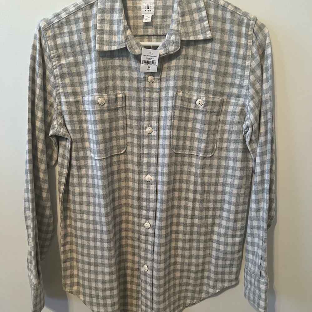 Gap boys flannel size XL (12)